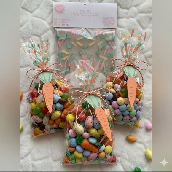 craft smith Other - 25 Ct Easter Treat Bags with Tags